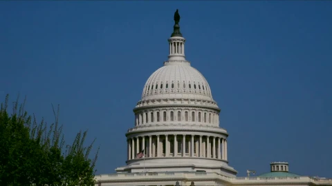 Stock Video American Flag Blowing In The Wind In The White House Live Wallpaper For PC - Free Live Wallpaper