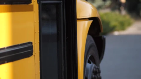 Stock Video American Children Boarding A School Bus Live Wallpaper For PC - Free Live Wallpaper