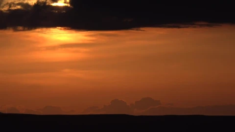 Stock Video Amazing Red Sunset On The Horizon Live Wallpaper For PC - Free Live Wallpaper