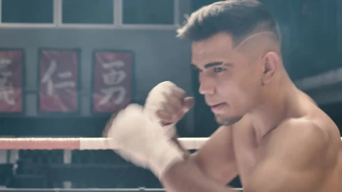 Stock Video Amateur Boxer Training In The Ring Live Wallpaper For PC - Free Live Wallpaper