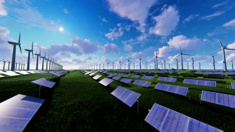 Stock Video Alternative Renewable Energy Generation Field Live Wallpaper For PC - Free Live Wallpaper
