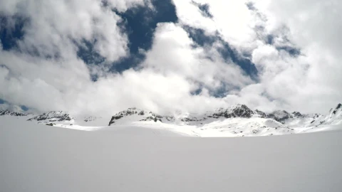 Stock Video Alpinist Walking Towards The Peak Of The Mountain Live Wallpaper For PC - Free Live Wallpaper
