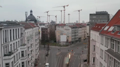 Stock Video Almost Empty Neighborhood In The City Of Berlin Live Wallpaper For PC - Free Live Wallpaper