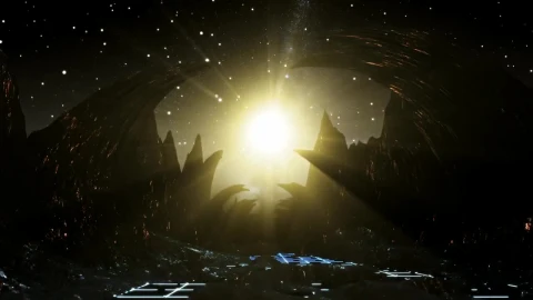 Stock Video Alien World With A Ground Of Luminous Squares Loop Video Live Wallpaper For PC - Free Live Wallpaper