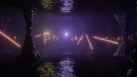 Stock Video Alien Cave With Lasers Live Wallpaper For PC - Free Live Wallpaper