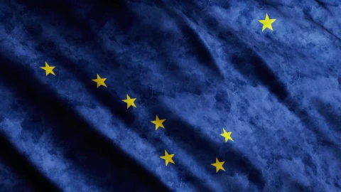 Stock Video Alaska Flag Of United States Live Wallpaper For PC - Free Live Wallpaper