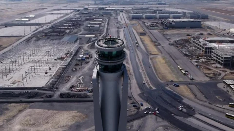 Stock Video Airport Tower On A Quiet Day Live Wallpaper For PC - Free Live Wallpaper