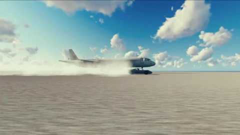 Stock Video Airplane Racing With A Sports Car Live Wallpaper For PC - Free Live Wallpaper