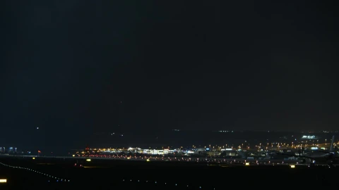 Stock Video Aircraft Preparing To Take Off At Night Live Wallpaper For PC - Free Live Wallpaper