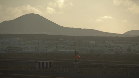 Stock Video Aircraft Landing At A Rural Town Live Wallpaper For PC - Free Live Wallpaper