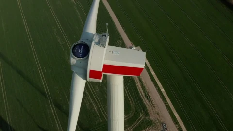 Stock Video Air Turbine For Alternative Energy Under Construction Live Wallpaper For PC - Free Live Wallpaper