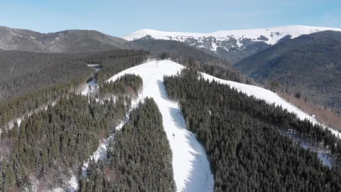 Stock Video Air Tour Through A Snowy Mountain Range Live Wallpaper For PC - Free Live Wallpaper