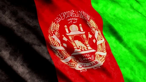 Stock Video Afghanistan Waving Worn Flag Live Wallpaper For PC - Free Live Wallpaper