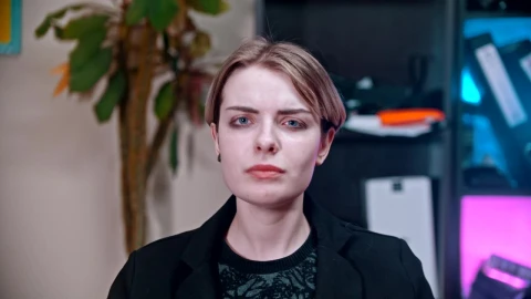Stock Video A Young Woman Showing Her Disappointment Live Wallpaper For PC - Free Live Wallpaper