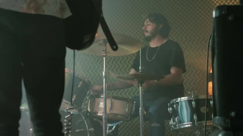 Stock Video A Young Man Playing Drums Live Wallpaper For PC - Free Live Wallpaper