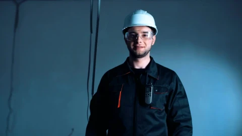 Stock Video A Young Construction Worker Posing For The Camera Live Wallpaper For PC - Free Live Wallpaper