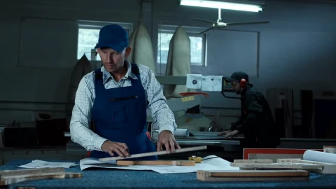 Stock Video A Worker With Tools On The Workshop Live Wallpaper For PC - Free Live Wallpaper