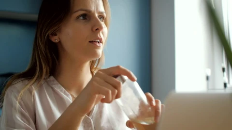 Stock Video A Woman Drinking Water Live Wallpaper For PC - Free Live Wallpaper