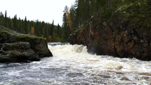 Stock Video A Wild River Between The Rocks Live Wallpaper For PC - Free Live Wallpaper