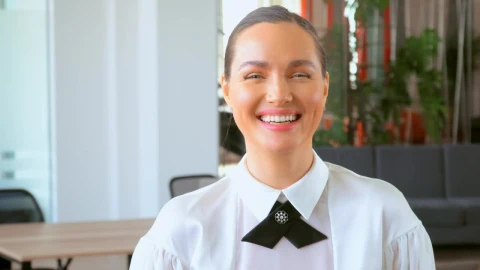 Stock Video A Well Groomed Woman While Laughing Happily Live Wallpaper For PC - Free Live Wallpaper