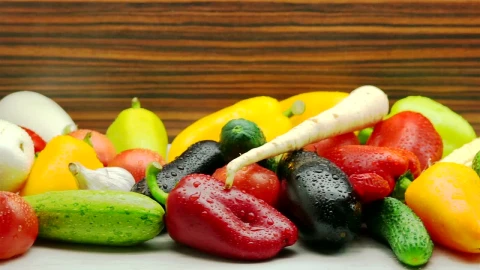 Stock Video A Variety Of Fresh Vegetables Live Wallpaper For PC - Free Live Wallpaper