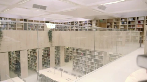 Stock Video A Tired Student In The Library Live Wallpaper For PC - Free Live Wallpaper