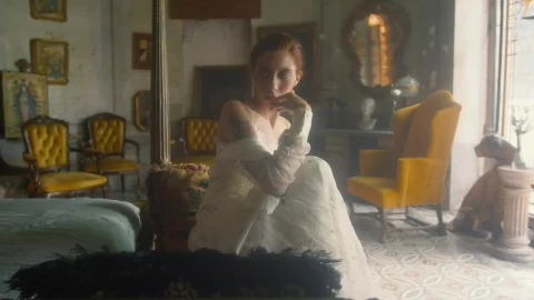Stock Video A Tattooed Vintage Woman In An Old Fashioned Bedroom Live Wallpaper For PC - Free Live Wallpaper