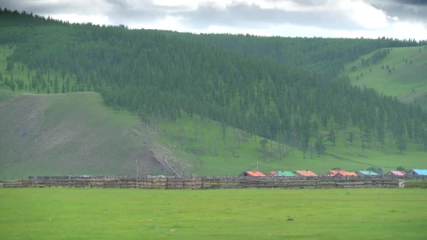 Stock Video A Small Village And The Forest Live Wallpaper For PC - Free Live Wallpaper