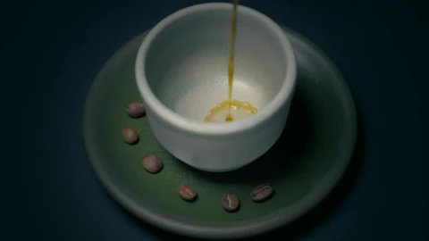 Stock Video A Small Cup Of Coffee Being Filled Live Wallpaper For PC - Free Live Wallpaper