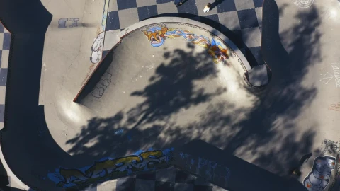 Stock Video A Skater In A Skate Bowl Live Wallpaper For PC - Free Live Wallpaper