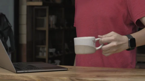 Stock Video A Person Working On A Laptop Close Up Live Wallpaper For PC - Free Live Wallpaper