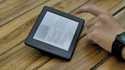 Stock Video A Person Reading An Ebook On A Tablet Live Wallpaper For PC - Free Live Wallpaper