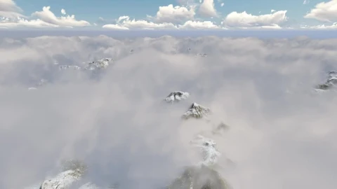 Stock Video A Mountainous Area Under The Clouds Live Wallpaper For PC - Free Live Wallpaper