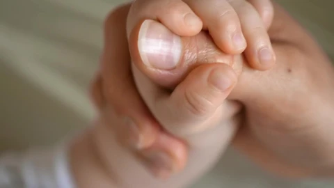 Stock Video A Mothers Hand Holding Her Babys Live Wallpaper For PC - Free Live Wallpaper