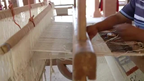 Stock Video A Mexican Person Weaving A Cloth On A Large Loom  Smal Live Wallpaper For PC - Free Live Wallpaper