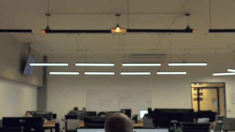 Stock Video A Man Working At The Office Live Wallpaper For PC - Free Live Wallpaper