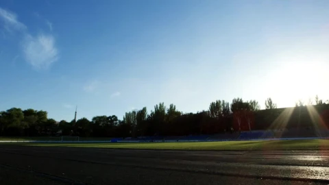 Stock Video A Man Trainign In A Running Track Field Live Wallpaper For PC - Free Live Wallpaper