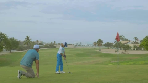Stock Video A Man Teaching His Son How To Play Golf Live Wallpaper For PC - Free Live Wallpaper
