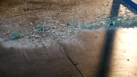 Stock Video A Man Sweeping Shattered Glass Live Wallpaper For PC - Free Live Wallpaper