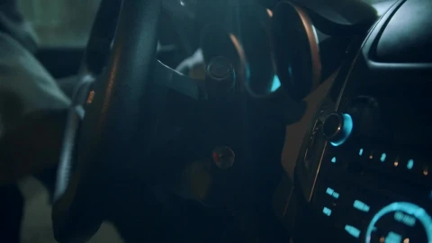 Stock Video A Man Sits In The Car And Turns The Ignition Live Wallpaper For PC - Free Live Wallpaper