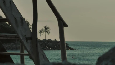 Stock Video A Man In A Kayak On The Sea Live Wallpaper For PC - Free Live Wallpaper