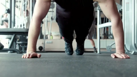 Stock Video A Man Doing Push Ups In The Gym Live Wallpaper For PC - Free Live Wallpaper