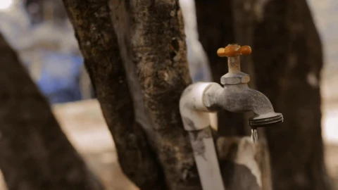 Stock Video A Man Closing A Faucet That Drips Closeup Live Wallpaper For PC - Free Live Wallpaper