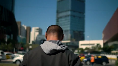 Stock Video A Man Being Followed Walking In A City Live Wallpaper For PC - Free Live Wallpaper