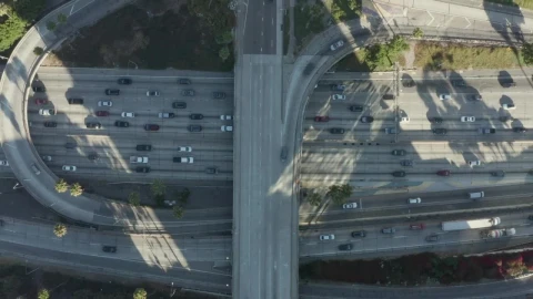 Stock Video A Major Highway Roads Viewed From The Top Live Wallpaper For PC - Free Live Wallpaper