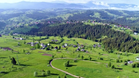 Stock Video A Little Village In The Middle Countryside Live Wallpaper For PC - Free Live Wallpaper