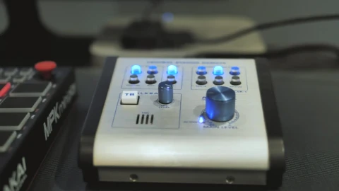 Stock Video A Hand Playing Music With A Midi Controller Live Wallpaper For PC - Free Live Wallpaper