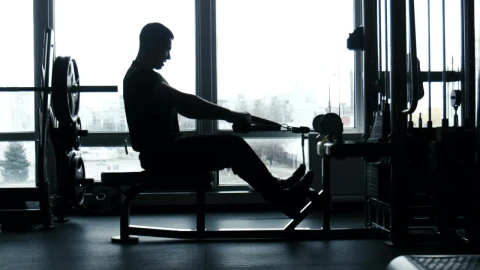 Stock Video A Guy Doing Exercise At The Gym Live Wallpaper For PC - Free Live Wallpaper