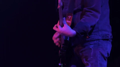 Stock Video A Guitarist Playing A Song On Stage Live Wallpaper For PC - Free Live Wallpaper