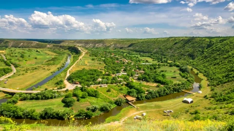 Stock Video A Green Valley With A River Live Wallpaper For PC - Free Live Wallpaper